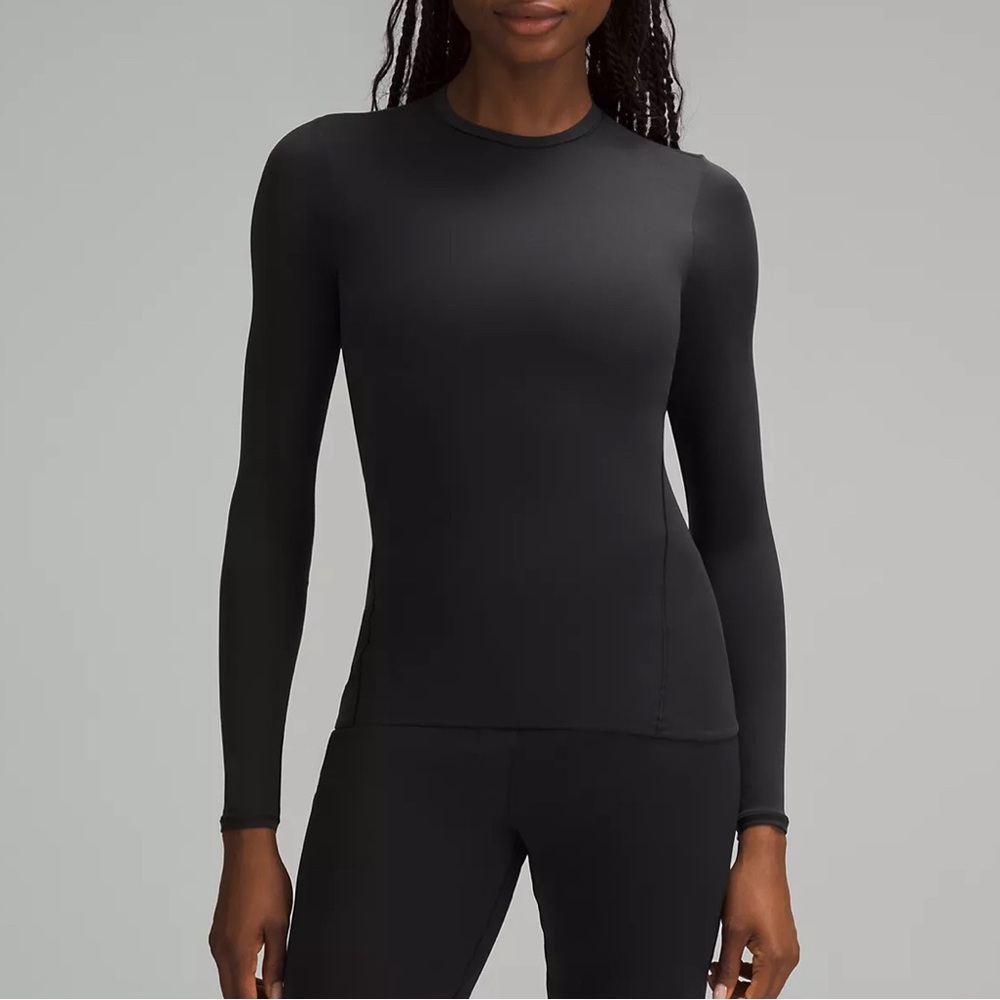 Wundermost Ultra-Soft Nulu Crewneck Long-Sleeve Shirt